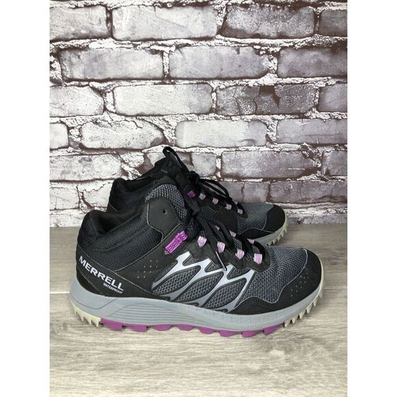 Merrell Wildwood Mid Waterproof Trail Running Hiking Shoes Women 9.5M US J135358 - Picture 11 of 16